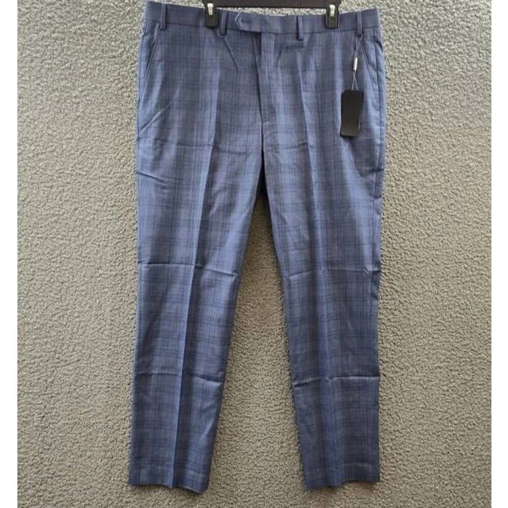 Michael Kors Classic Fit Wool Blend Suit Separates Pants Men's 40Wx32L Denim